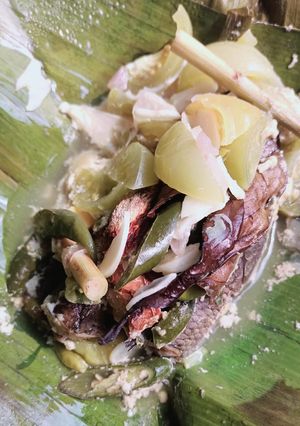 Foto resep Garang Asem Ikan Gabus / Ikan Bayong / Ikan Kuthuk / Botok Ikan