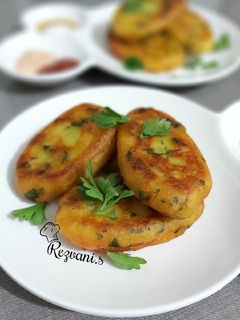 عکسی از دستور کوکو سیب زمینی خوشمزه