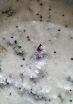 A picture of Kaddu raita.