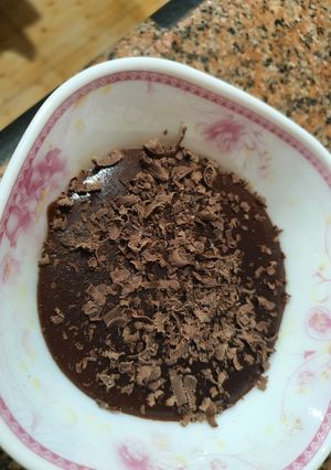 صورة لوصفة كاسترد الشوكولاته