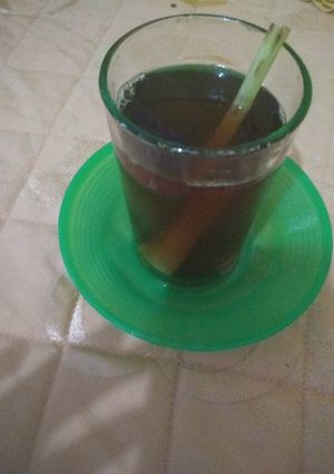 Foto resep Grass ginger tea simple