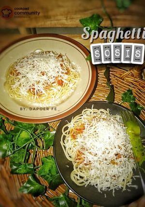 Foto resep Spaghetti Sosis 🍝