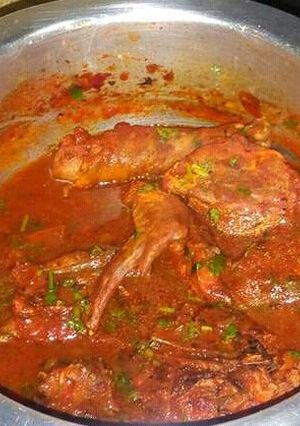 A picture of Chicken stew.