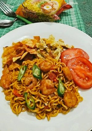 Foto resep Mie goreng...telur,udang