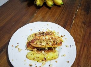 Foto resep Pisang Bakar ada kacangnya