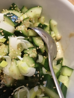 Una foto de Ensalada de pepino à la xi'an