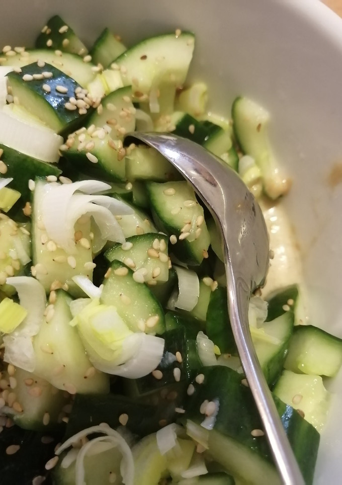 Una foto de Ensalada de pepino à la xi'an