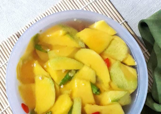 Resep Mangga Muda Kopyok Anti Gagal