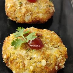 Paneer Oats Spicy cutlets A picture of Paneer Oats Spicy cutlets.