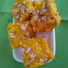 A picture of Mango kalakand.