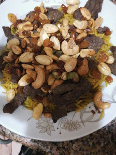 صورة لوصفة رز بالخلطه والكبده