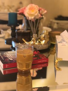 صورة لوصفة لاتيه الزعفران ☕️💕