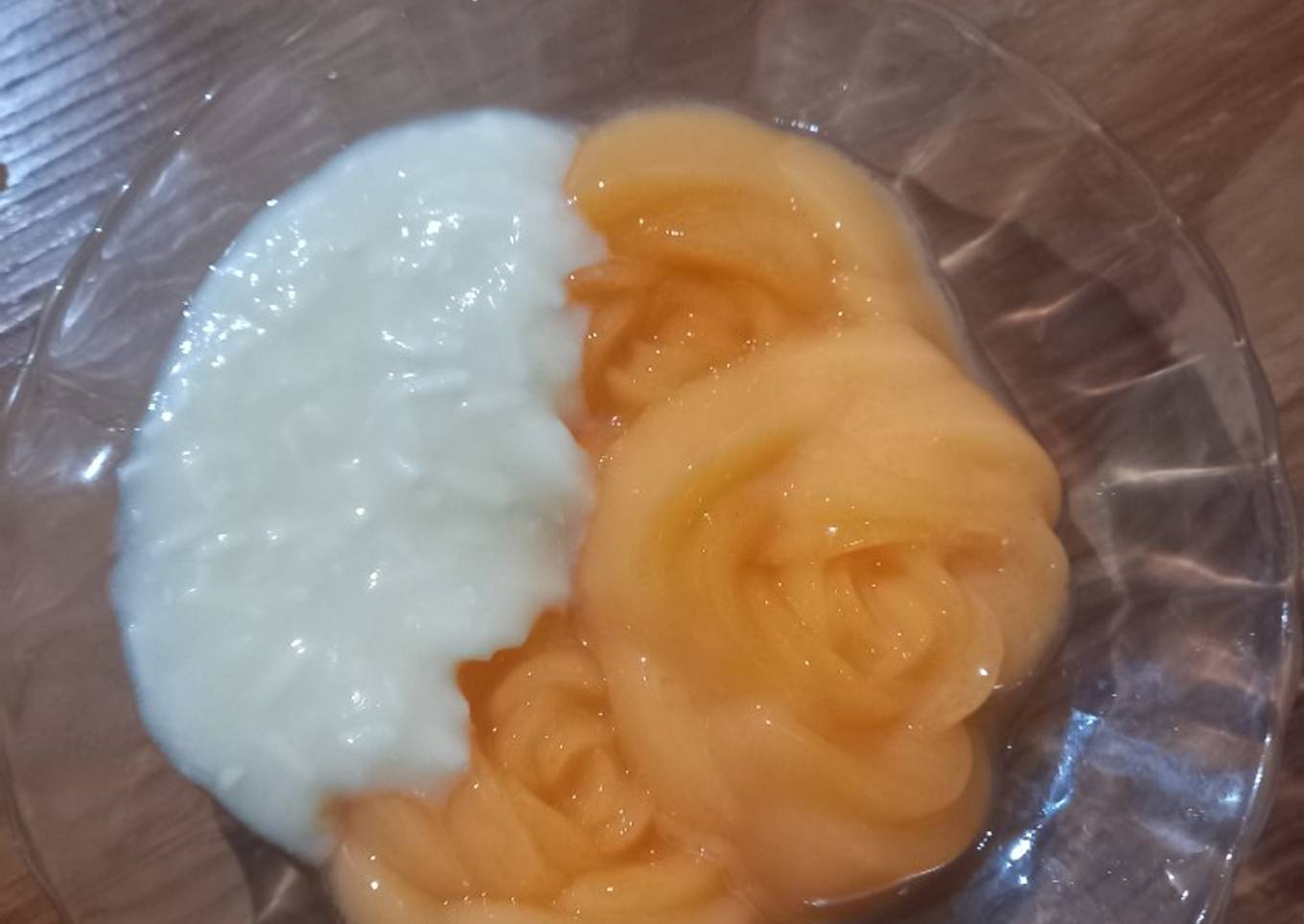 Puding mangga vla keju