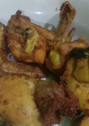 Foto resep Ayam goreng ungkep bumbu instan