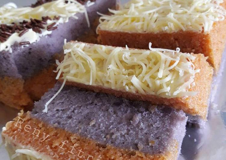 Resep: Brownies kukus wortel ubi ungu Kekinian - Resep Masakan