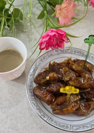 عکسی از دستور ارده و خرما (دسر ساده جنوبی)