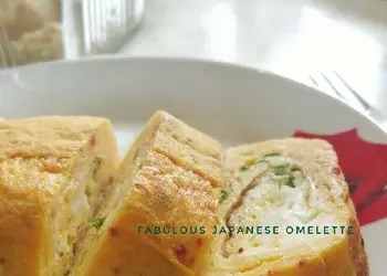 Caranya Membuat Easy Egg 6 : Japanese style omelette Ala Restoran