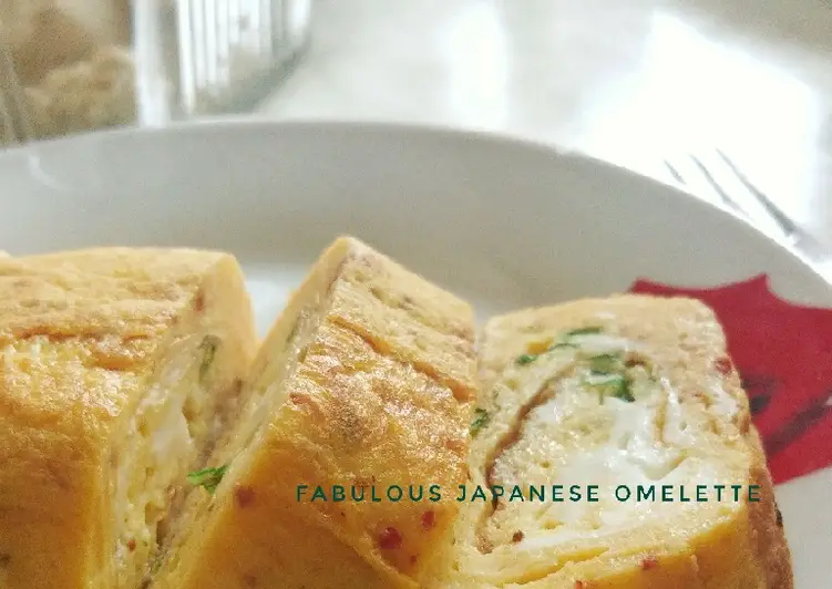 Caranya Membuat Easy Egg 6 : Japanese style omelette Ala Restoran