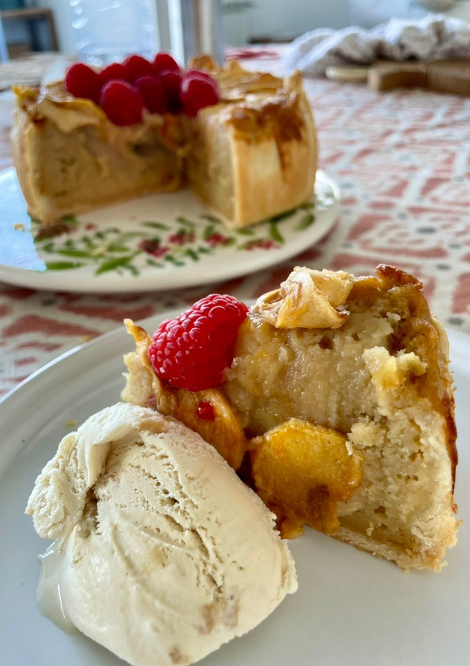 Una foto de Tarta de manzana