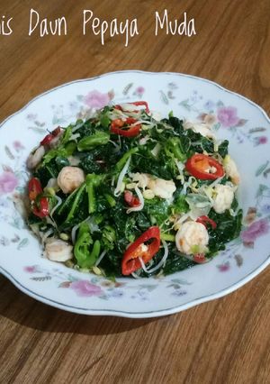 Foto resep 226. Tumis Daun Pepaya Muda