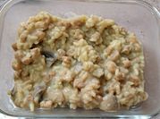Una foto de risotto de coliflor