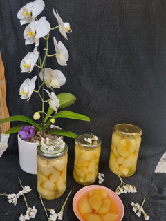 عکسی از دستور کمپوت گلابی
