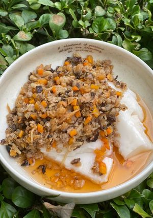 Hình của món Bánh đúc mặn.
