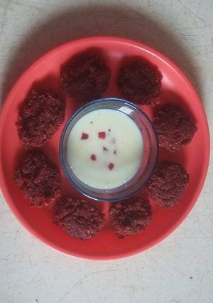 A picture of Beetroot -Broken Wheat Sweet Pakauda.