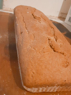 Una foto de Budín integral de banana