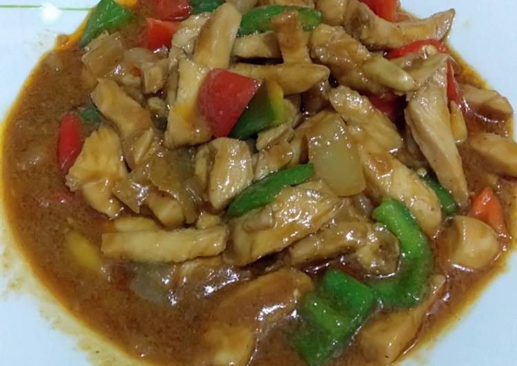 Ayam filet saus teriyaki