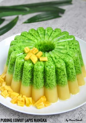 Foto resep Puding Lumut Lapis Nangka