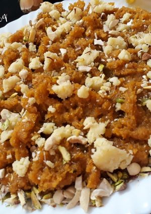 A picture of Pumpkin Halwa.