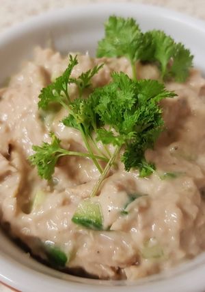 A picture of My Spicy Tuna dip. 😀.