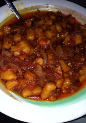A picture of Potato sauce.