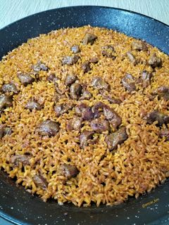 Una foto de Arroz con sorpresa ibérica