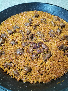 Una foto de Arroz con sorpresa ibérica