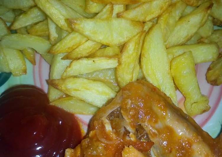 Easiest Way to Prepare Homemade Chicken and Chips