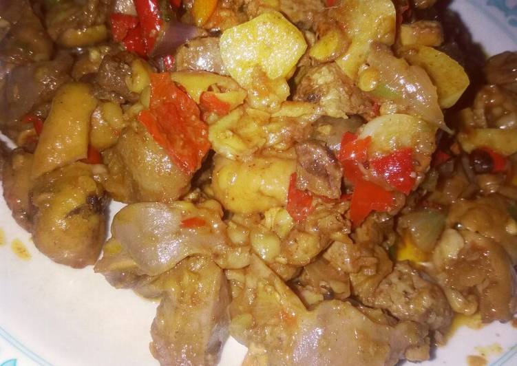 Cara mudah memasak Ati ampla saus tiram 😍😍😍 yang mudah