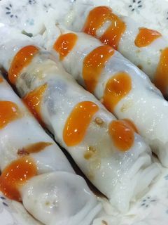 Hình của món Bánh cuốn bột gạo.