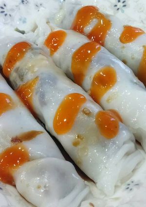 Hình của món Bánh cuốn bột gạo.