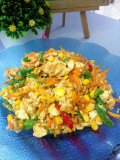 Foto resep Tumis buncis wortel jagung tahu