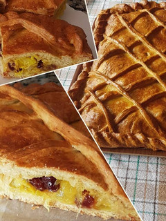 Una foto de Empanada de bacalao con arándanos secos