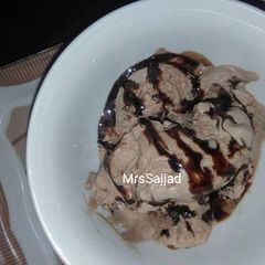 A picture of Chocolate ice cream.