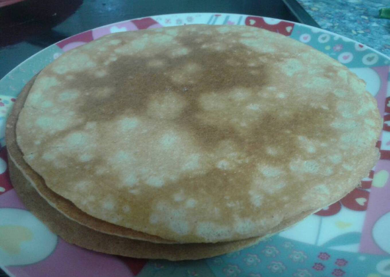 Tortitas/crepes receta básica y fácil