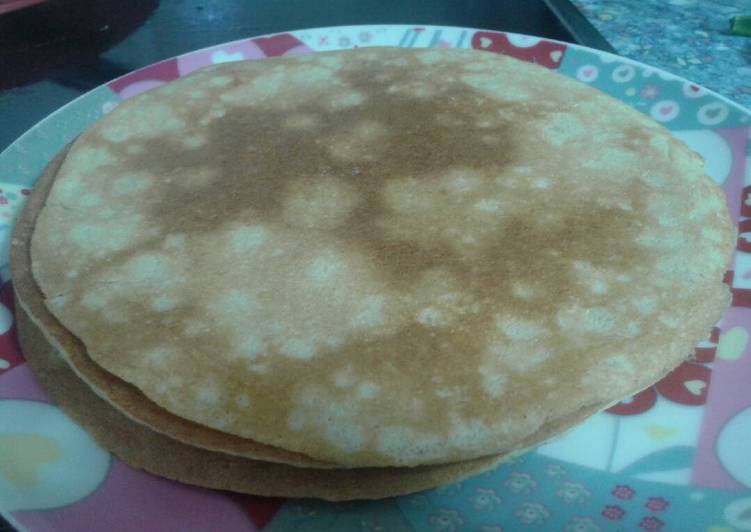 Tortitas/crepes receta básica y fácil