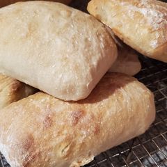 A picture of Jason's Ciabatta Buns.