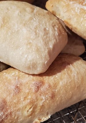 A picture of Jason's Ciabatta Buns.