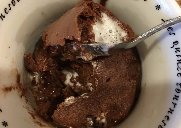 Recipe of Perfect Chocolate S&#39;mores mug cake