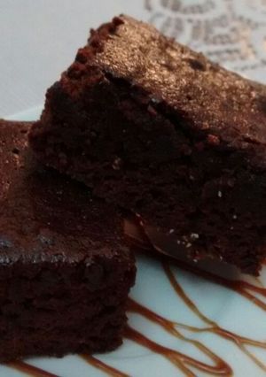 Una foto de Brownies sin mantequilla