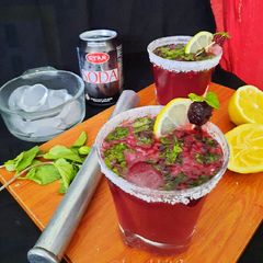 A picture of Blackberry Mojito(non alcoholic).